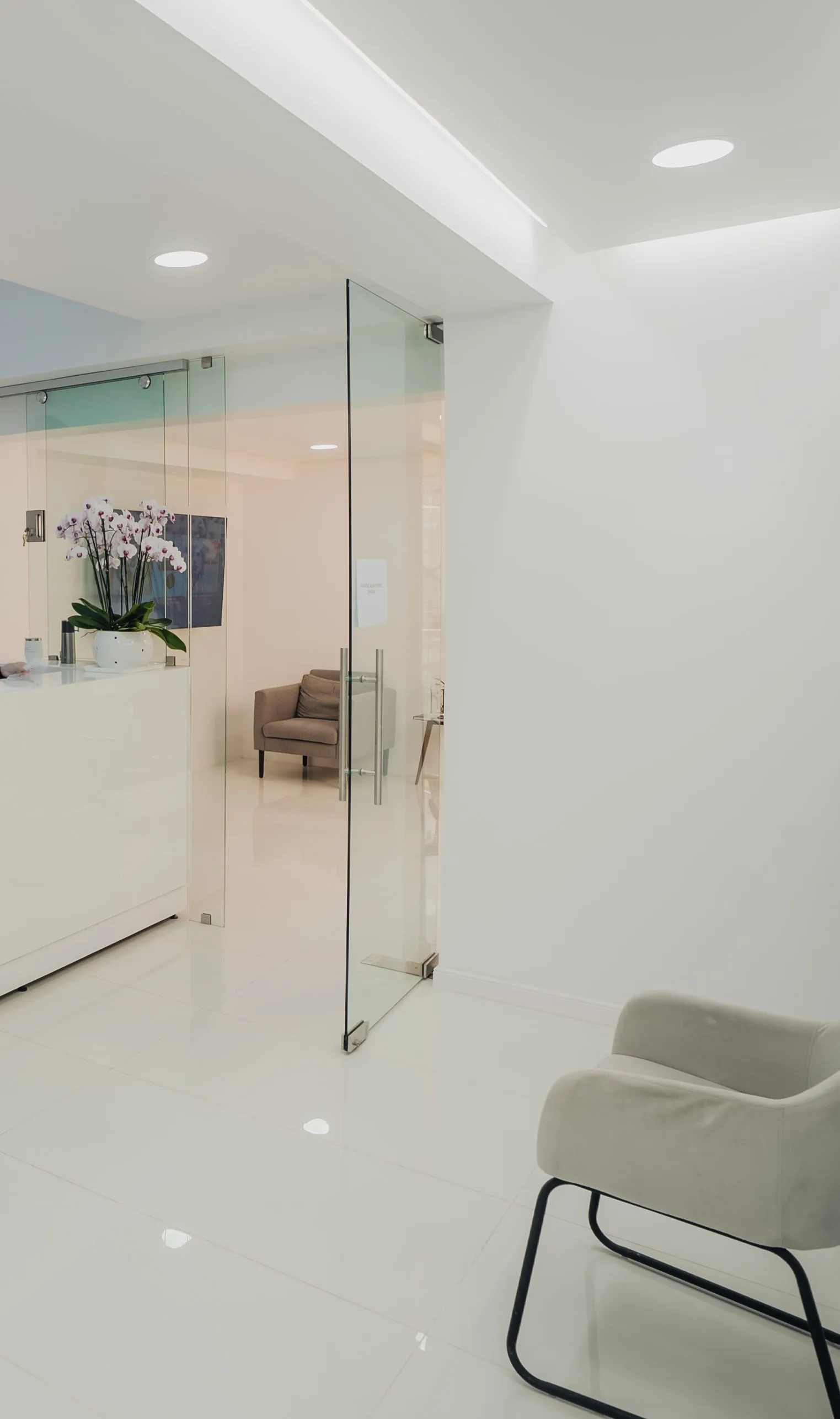 Recepción de Dental Inn San Ángel