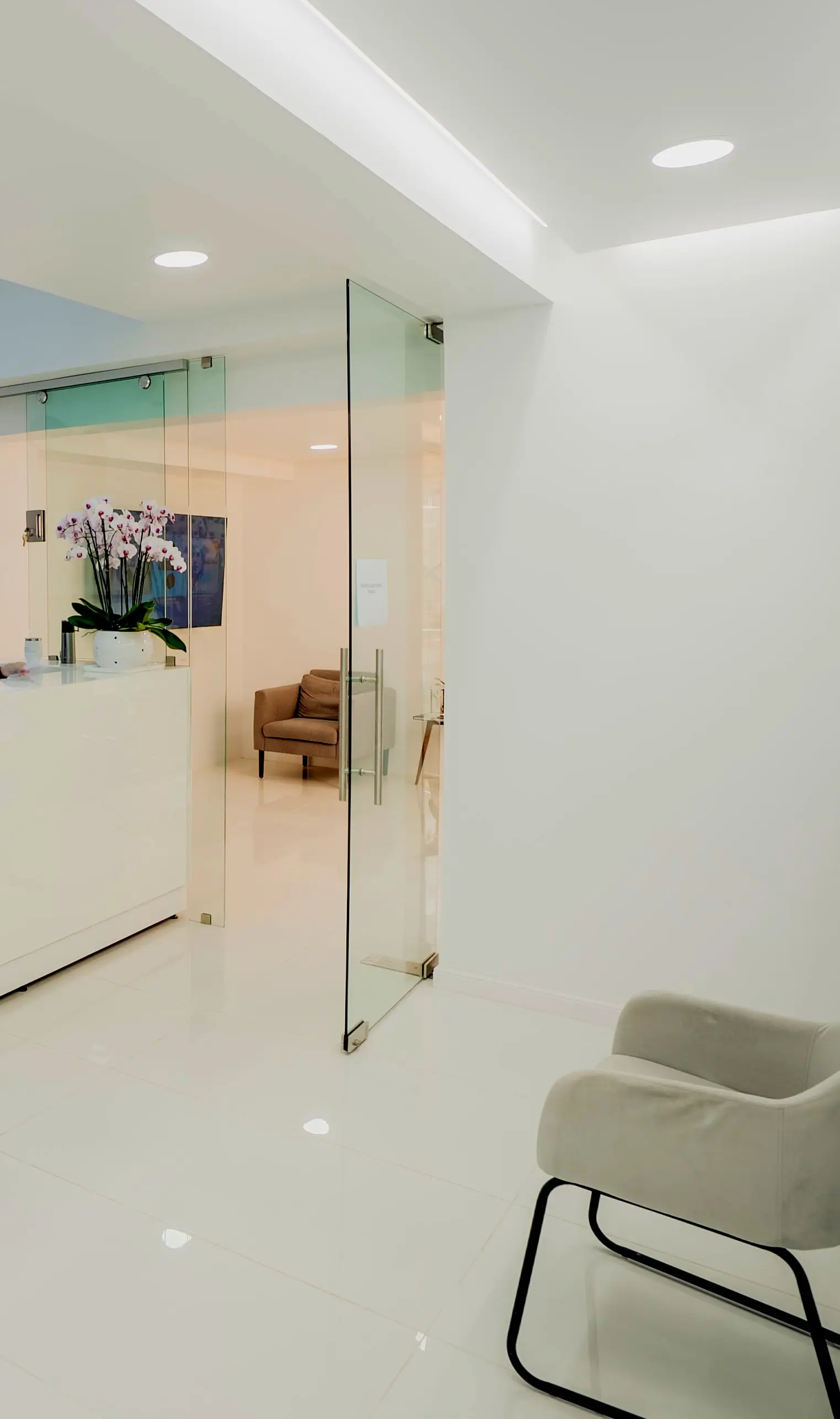 Recepción de Dental Inn San Ángel