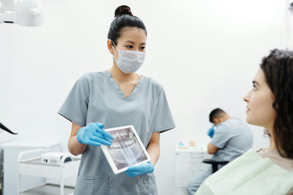 radiografía dental